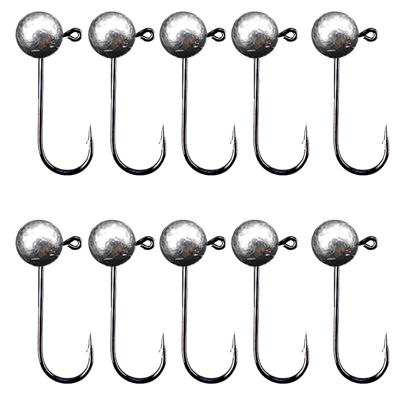 Fishing Hook Offset - 10 sztuk/partia główka jigowa haczyk wędkarski