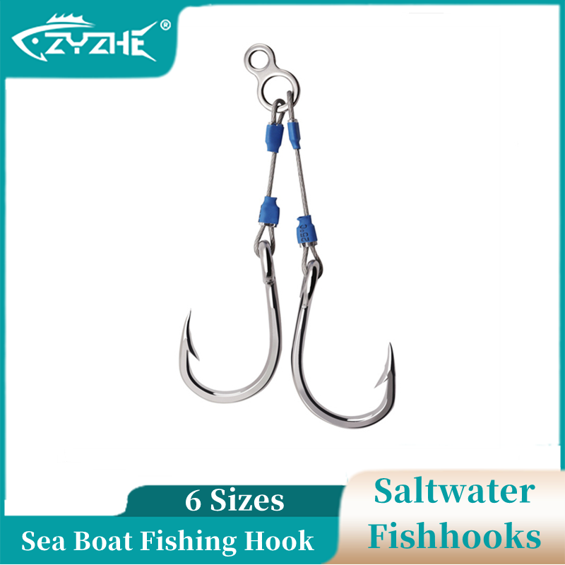 Fishing Hook Assortment - Haczyki wędkarskie ZYZHE ze stalowego drutu,