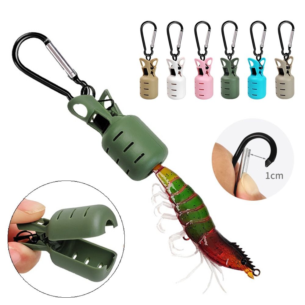 Fishing Hook Jig - Wytrzymałe Przynęty na Kałamarnice z Karabinkiem,