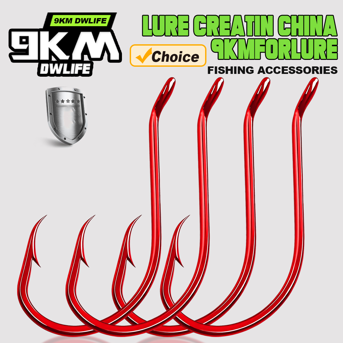 Fishing Hook Circle - Haczyk na ośmiornice 9KM 100 szt.