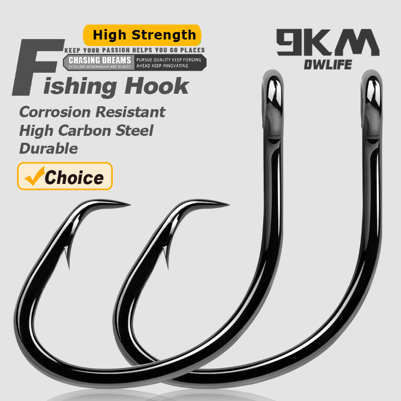 Fishing Hook Offset - 9KM Circle Hooks 25~50Pcs Saltwater Fishing