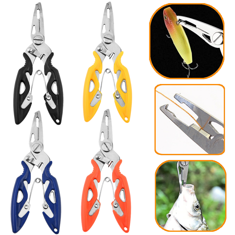 Fishing Hook Remover - Przenośne szczypce wędkarskie ze stali nierdzewnej,