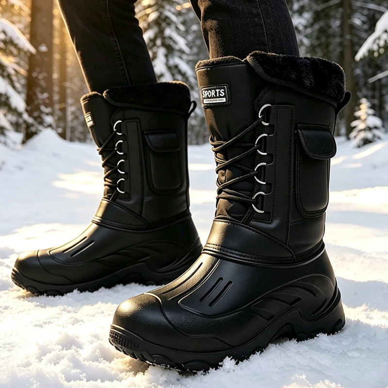 Fishing Hook - Męskie zimowe buty śniegowce buty wędkarskie