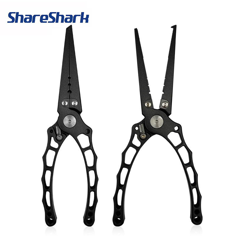 Fishing Hook Stainless Steel - Wielofunkcyjne szczypce wędkarskie ShareShark ze stali