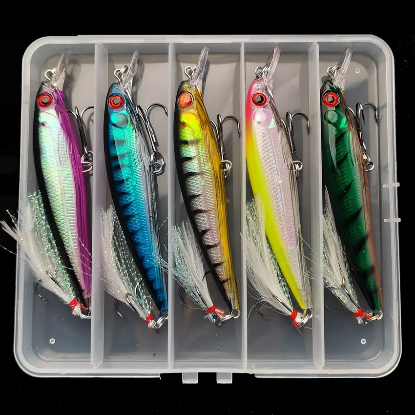 Fishing Hook - 5 sztuk/pudło Laser 3D Eyes Bionic