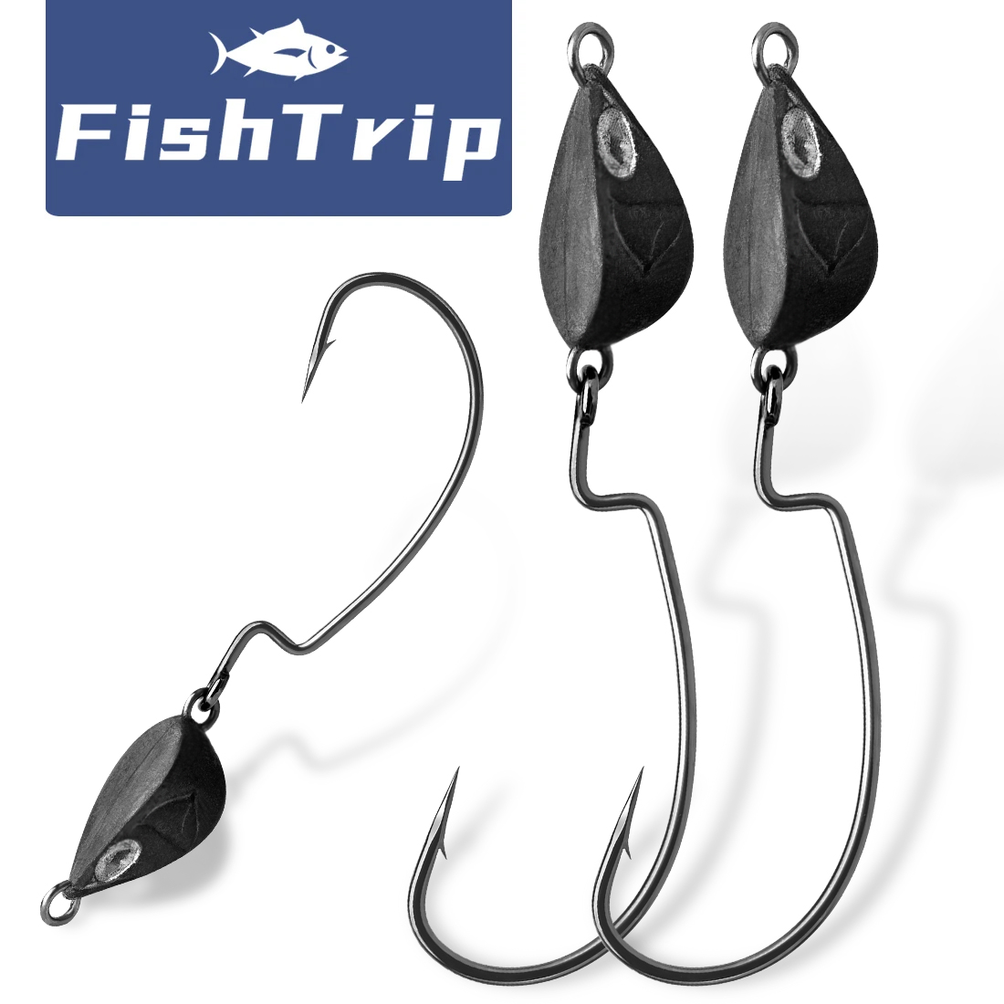 Fishing Hook Weedless - FishTrip 10 szt. Haczyk wędkarski z