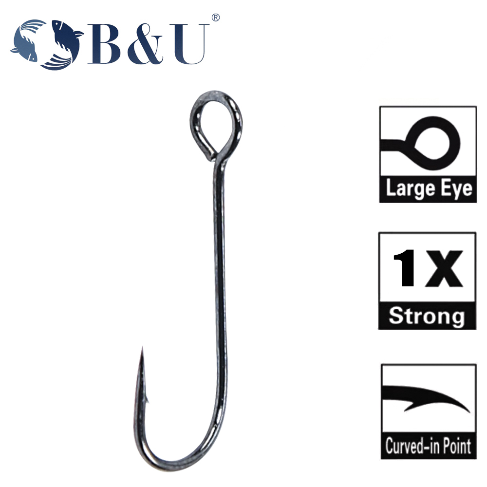 Fishing Hook Barbless - Haczyki wędkarskie B&U 20 szt. z