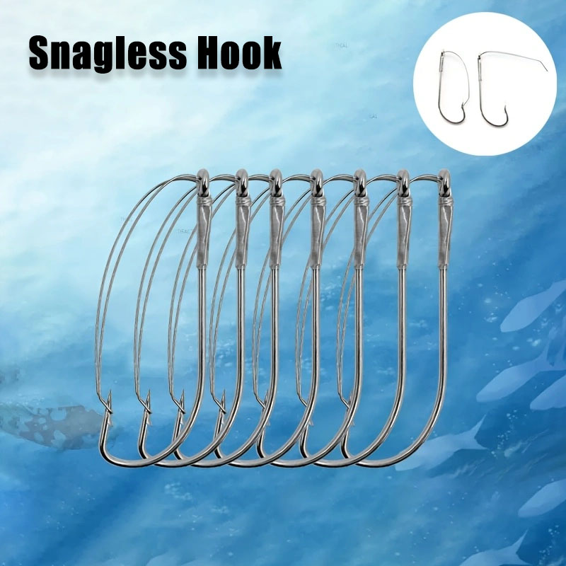 Fishing Hook Weedless - 20/40 szt. Haczyków Offsetowych Bez Zaczepów