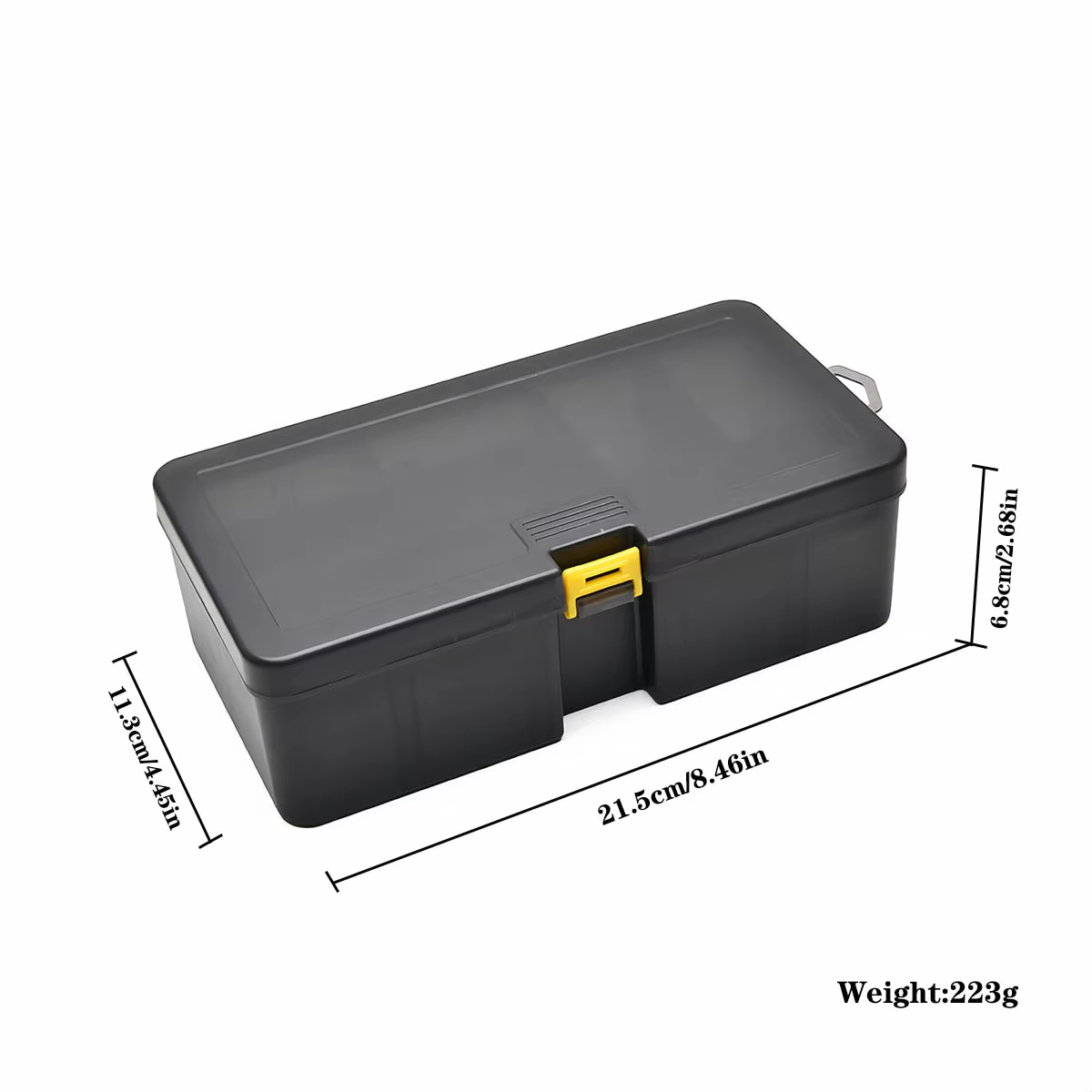 Fishing Hook Size - Pudełko na sprzęt wędkarski o dużej