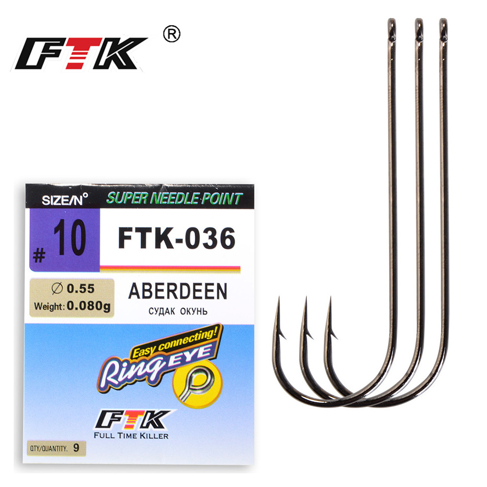 Fishing Hook Offset - FTK Classic ABERDEEN Haczyki do wędkarstwa