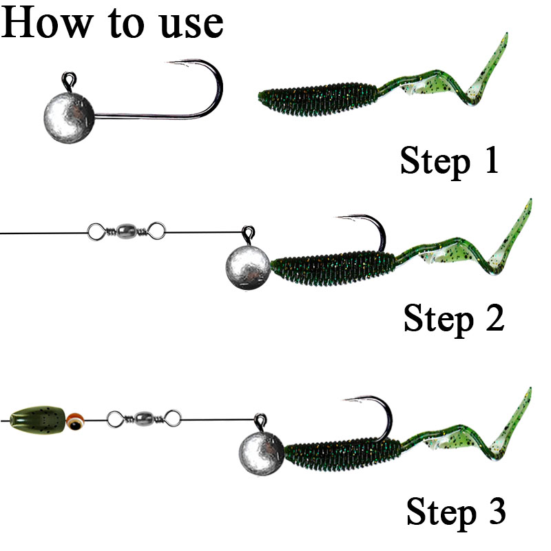 10 sztuk/partia główka jigowa  – Fishing Hook Offset recenzja i cena