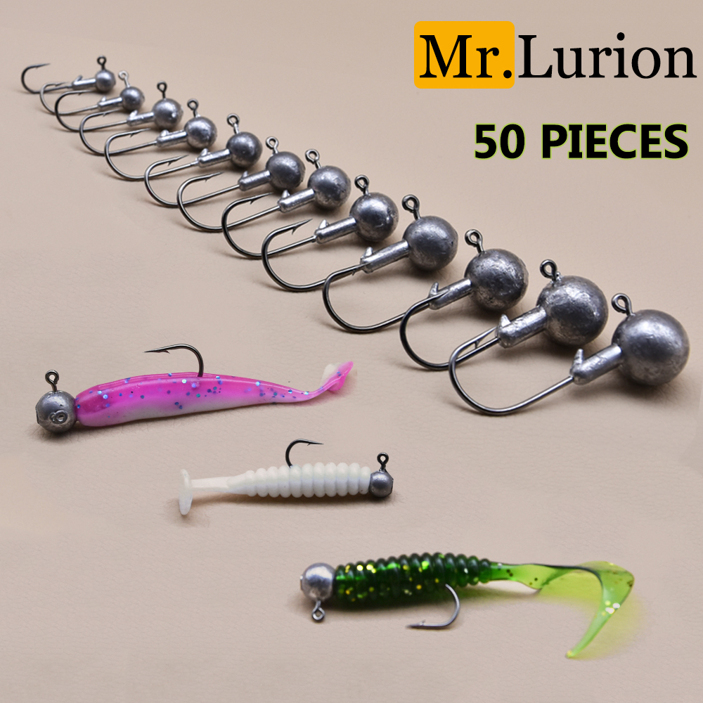 MrLurion 50 szt. główek jigowy – Fishing Hook Weedless recenzja i cena