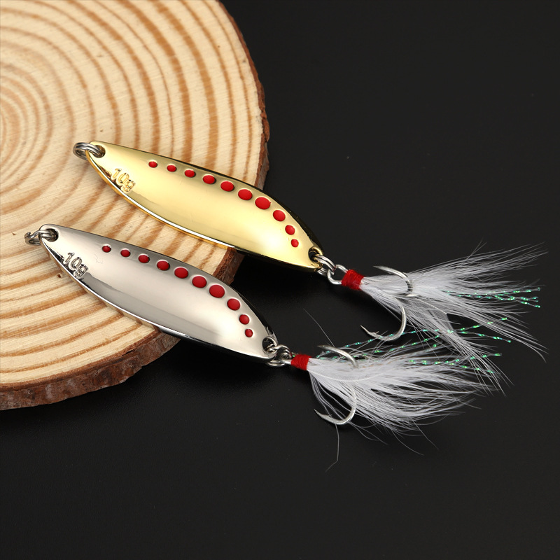 1 szt. Metalowa błystka obroto – Fishing Hook Treble recenzja i cena