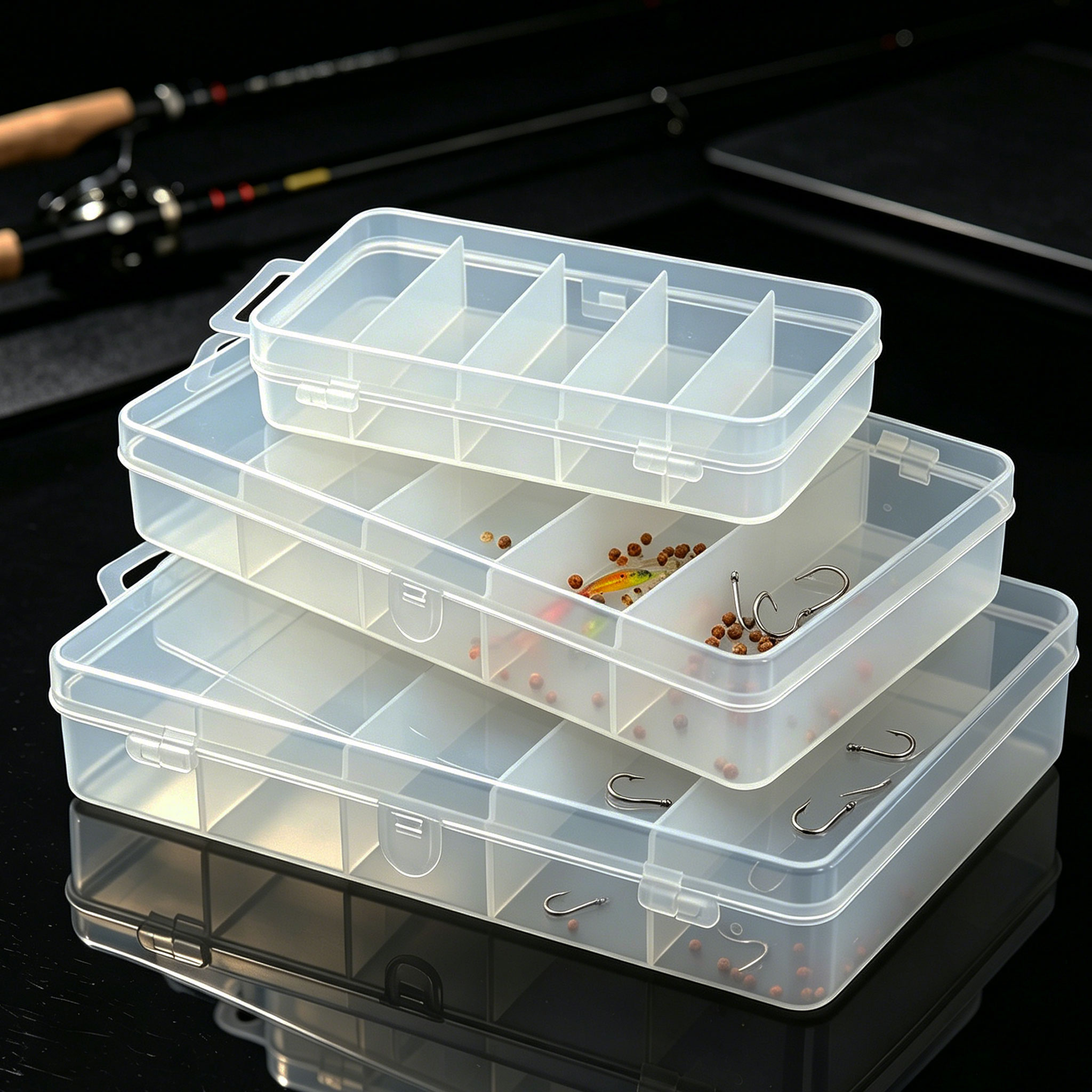 1/3 szt. 3 Rozmiary Plastikowy – Fishing Hook Box recenzja i cena