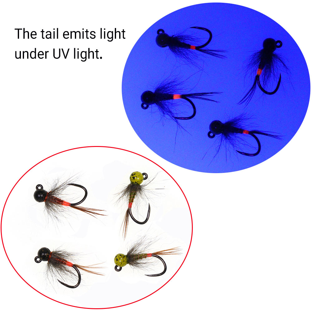 6 SZT. Główki jigowe z wolfram – Fishing Hook Barbless recenzja i cena