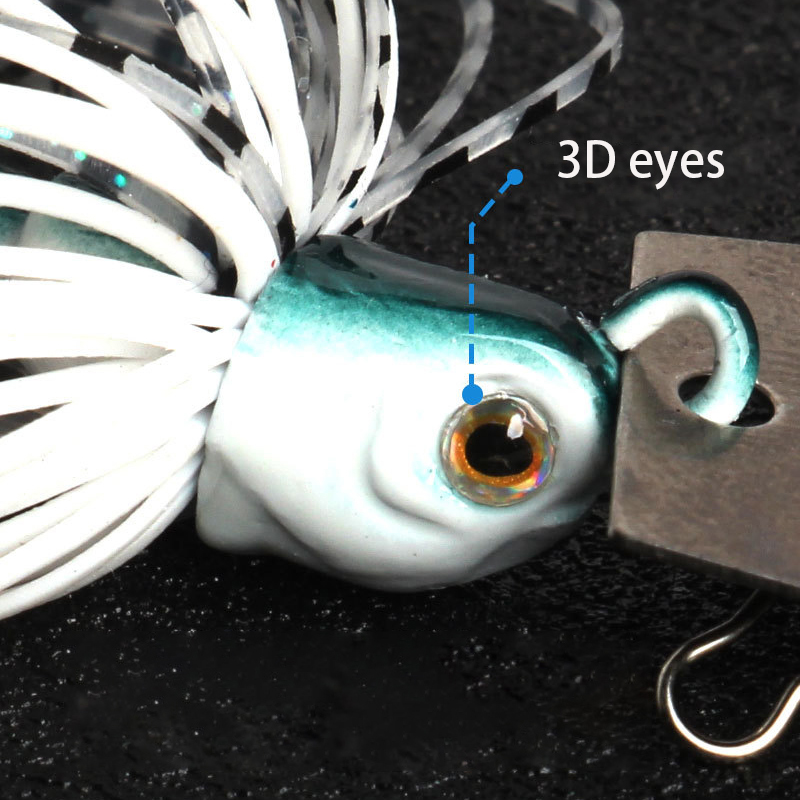1 szt. 12g gumowa główka jigow – Fishing Hook Weedless recenzja i cena