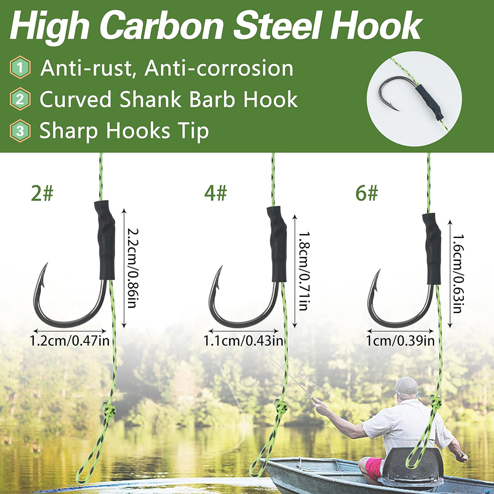 12 szt. Kołdry do wędkowania k – Fishing Hook Assortment recenzja i cena