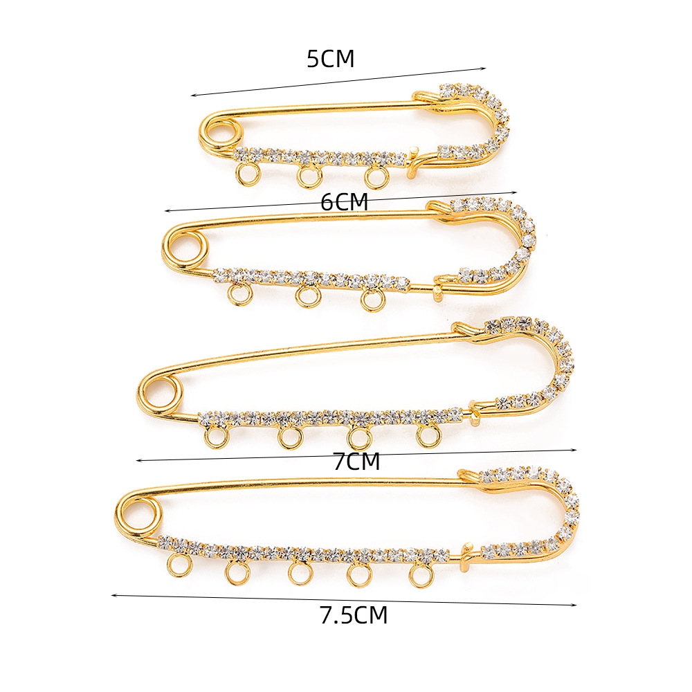 5 szt. Ozdobne agrafki z dżeta – Fishing Hook Size recenzja i cena