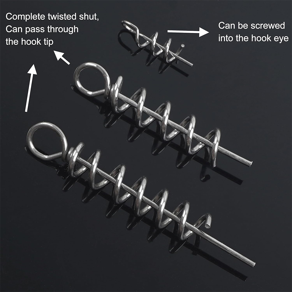 50Pcs Spring Twist Lock Fishin – Fishing Hook Box recenzja i cena