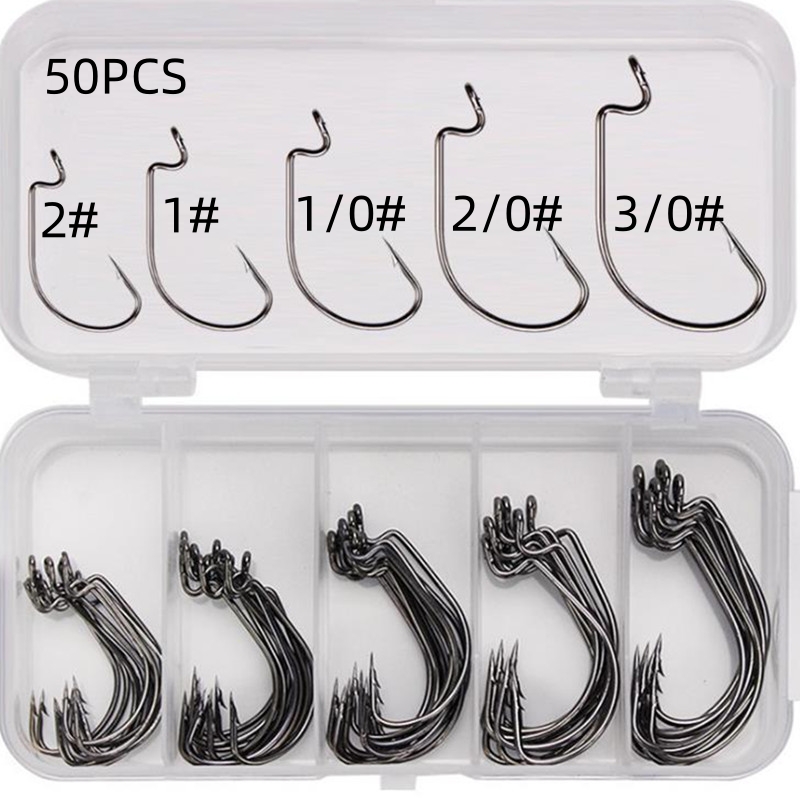 50 sztuk/pudełko Haczyki wędka – Fishing Hook Offset recenzja i cena