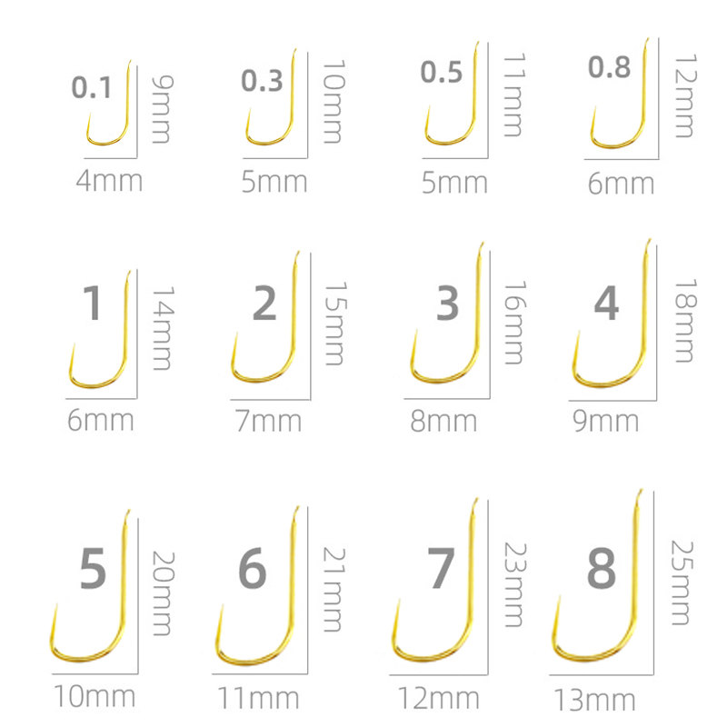 100 sztuk haczyków Shinkanto b – Fishing Hook Size recenzja i cena