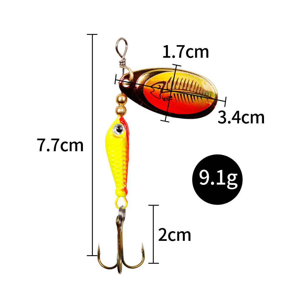 10 sztuk/zestaw przynęty obrot – Fishing Hook Treble recenzja i cena
