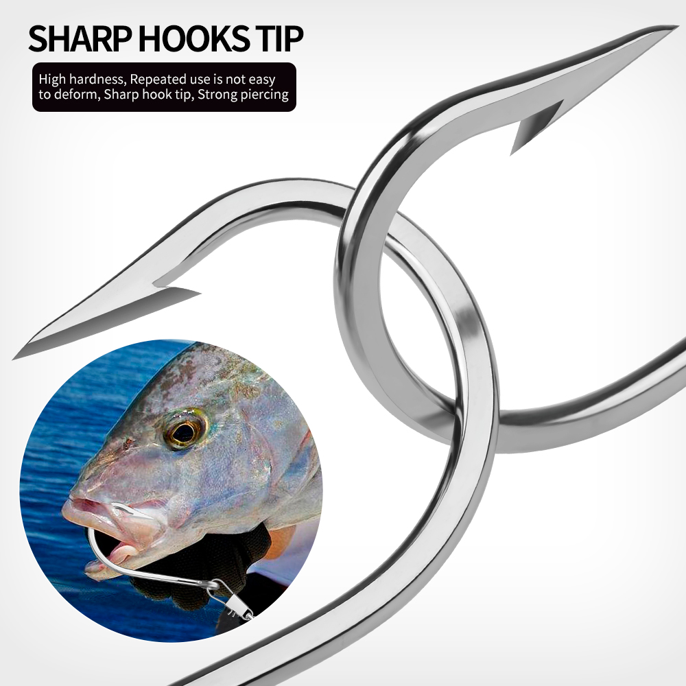 PROBEROS 5 szt. Haczyki ze sta – Fishing Hook Circle recenzja i cena