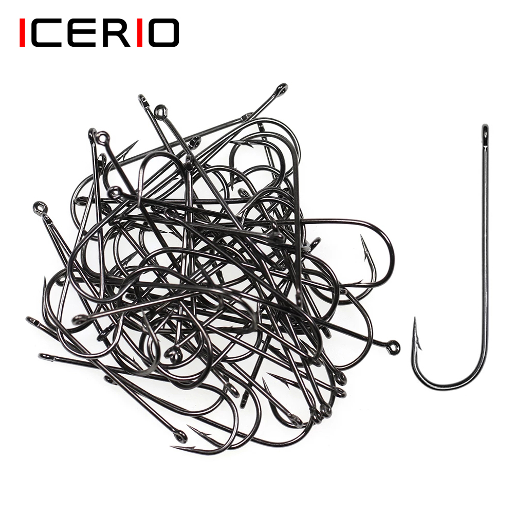 ICERIO 100 SZT 16 #   - 3/0 dł – Fishing Hook Barbless recenzja i cena