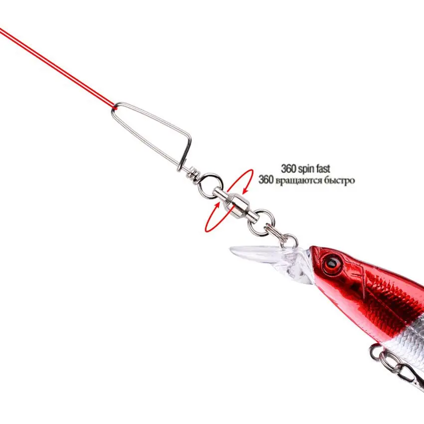 50 szt. Krętlik z łożyskiem ku – Fishing Hook Box recenzja i cena