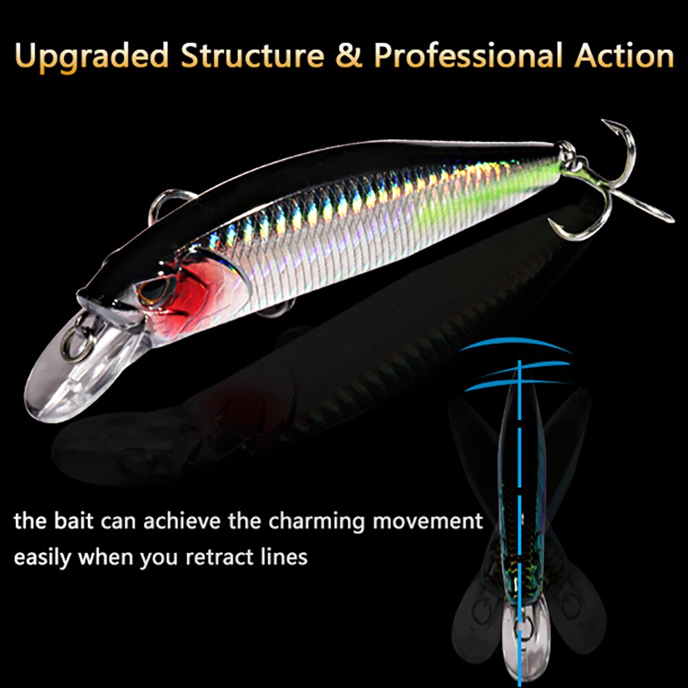 Sinking Minnow 19g Floating Je – Fishing Hook Treble recenzja i cena
