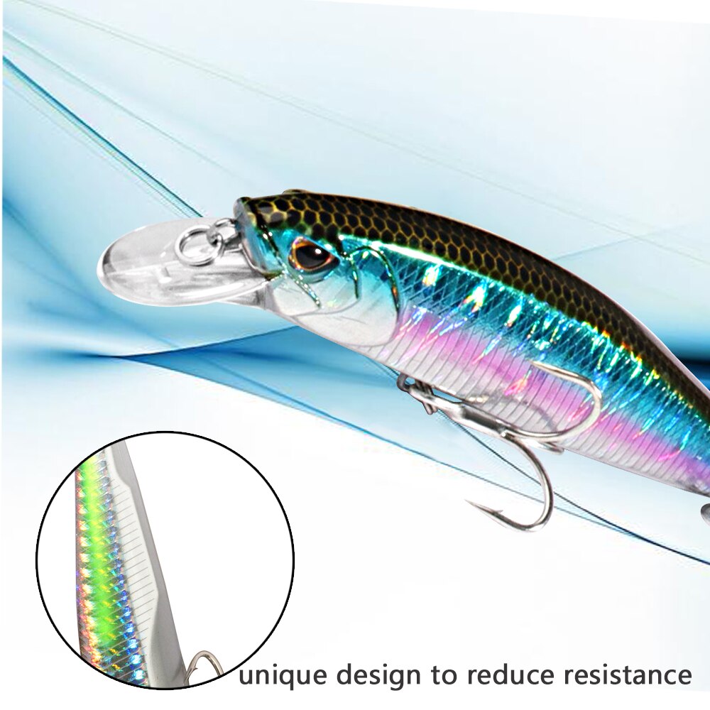 Sinking Minnow 19g Floating Je – Fishing Hook Treble recenzja i cena