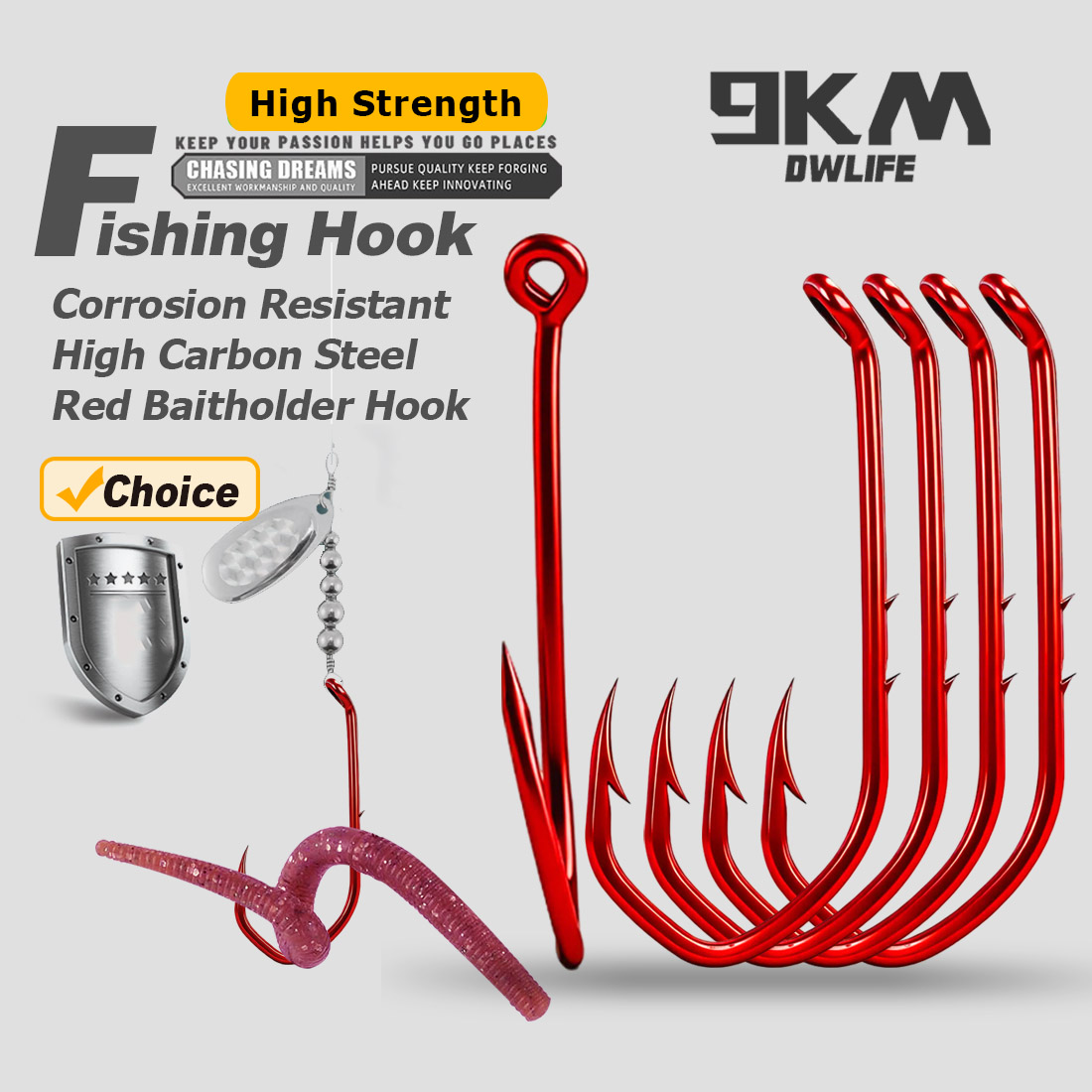 Haczyk 9KM Baitholder 50-100 s – Fishing Hook Circle recenzja i cena
