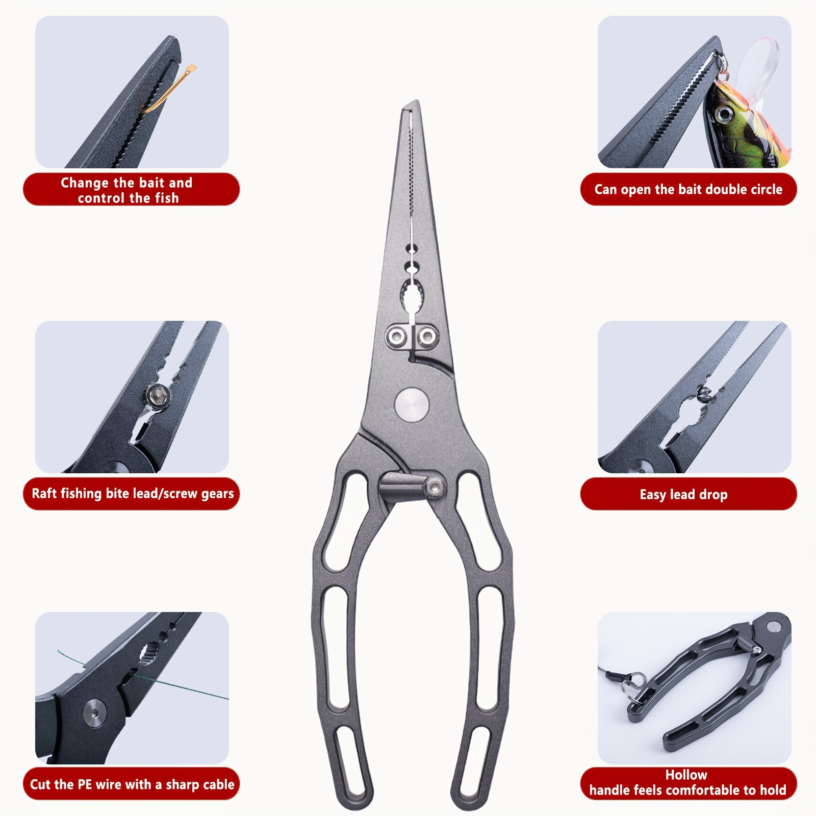 Zestaw szczypiec wędkarskich i – Fishing Hook Remover recenzja i cena
