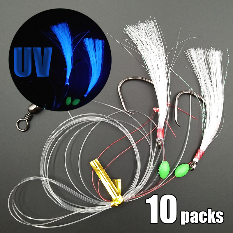 Zestaw Sabiki Lunker, 10 sztuk – Fishing Hook Circle recenzja i cena