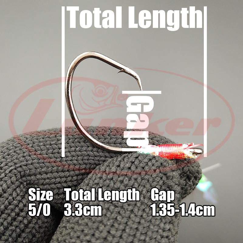Zestaw Sabiki Lunker, 10 sztuk – Fishing Hook Circle recenzja i cena